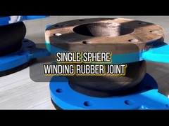 Tek topu sarma kauçuk eklem