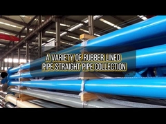 Real çekim koleksiyon lastik kaplı boru