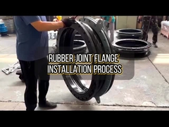 Kauçuk eklemler monte ediliyor.