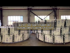 Büyük çaplı kauçuk eklem teslimat için bekliyor