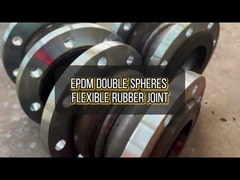 Güvenli boru bağlantısını sağlamak için çift toplu esnek kauçuk eklem partilerde özelleştirilebilir