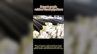 Zorlu Endüstriler için Dayanıklı Kauçuk Kaplı Boru