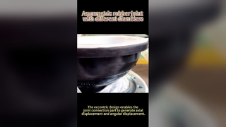 Eksantrik İndirgeyici Esnek Kauçuk Kaplin