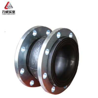 DN80 Tek Küreli Esnek Kauçuk Bileşik Paslanmaz Çelik 304 Flange Kompensatörü