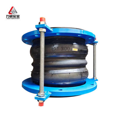 PN6 Flanged Kauçuk Flex Bağlantıları Esnek Ortak Basınç Çift Küre Çiviler ve Fındıklarla
