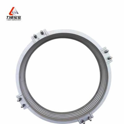 DN2400 büyük çaplı paslanmaz çelik yüksek sıcaklıklı dalgalanmış boru