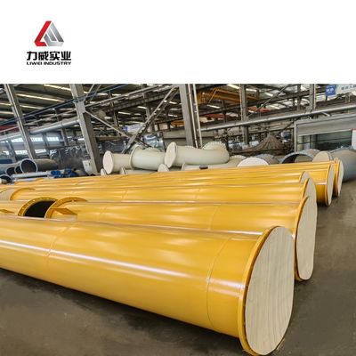 Yüksek sıcaklıklı ve yüksek basınçlı ortamlar için PE kaplı kauçuk kaplama borusu