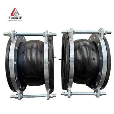 Özelleştirilmiş Çizim Tek küre esnek kauçuk bağlantı PN6 PN40, boru hattı sistemlerinde sızdırmazlık ve esnek bağlantı için tasarlanmıştır