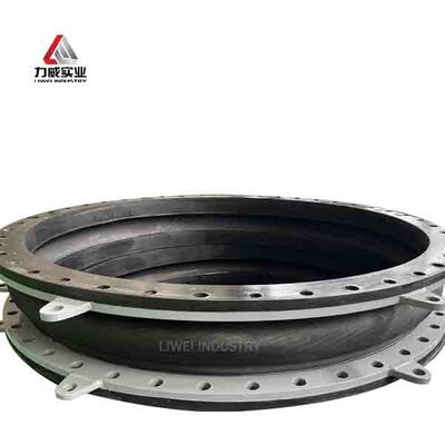 Basınç Direnci 6 ila 40bars, kolay montaj ve esnek boru hattı bağlantıları için tasarlanmış tek küresel esnek kauçuk eklem