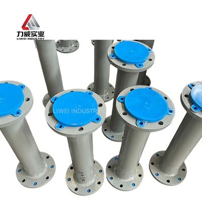 ASTM Standart Flanş Bağlantılı Kauçuk Astarlı Boru DN25-DN2000 ANSI Uyumlu Korozyona Dayanıklı Endüstriyel